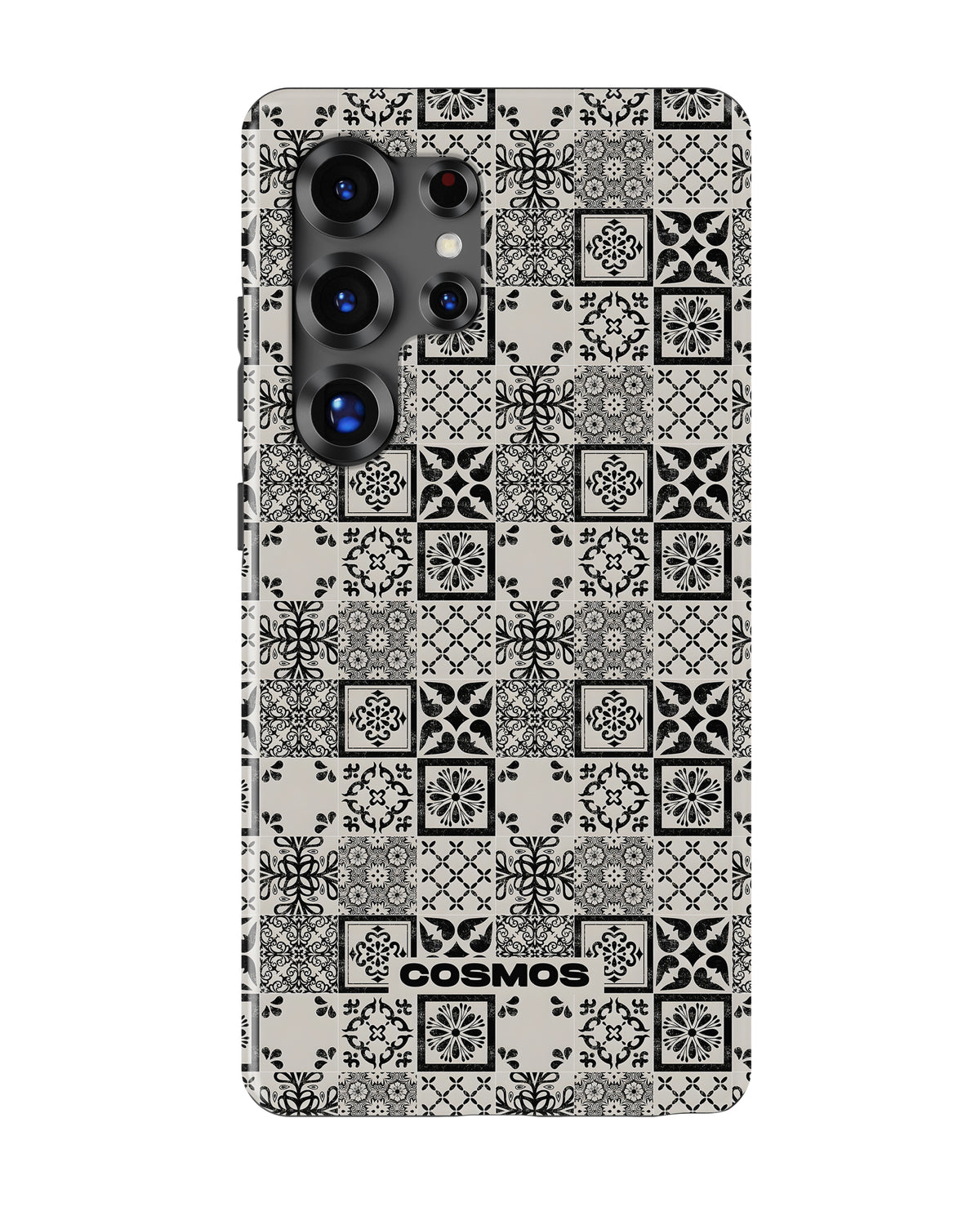 Samsung Galaxy S25 Ultra Tank Case | Textures (Vintage Mosaic)