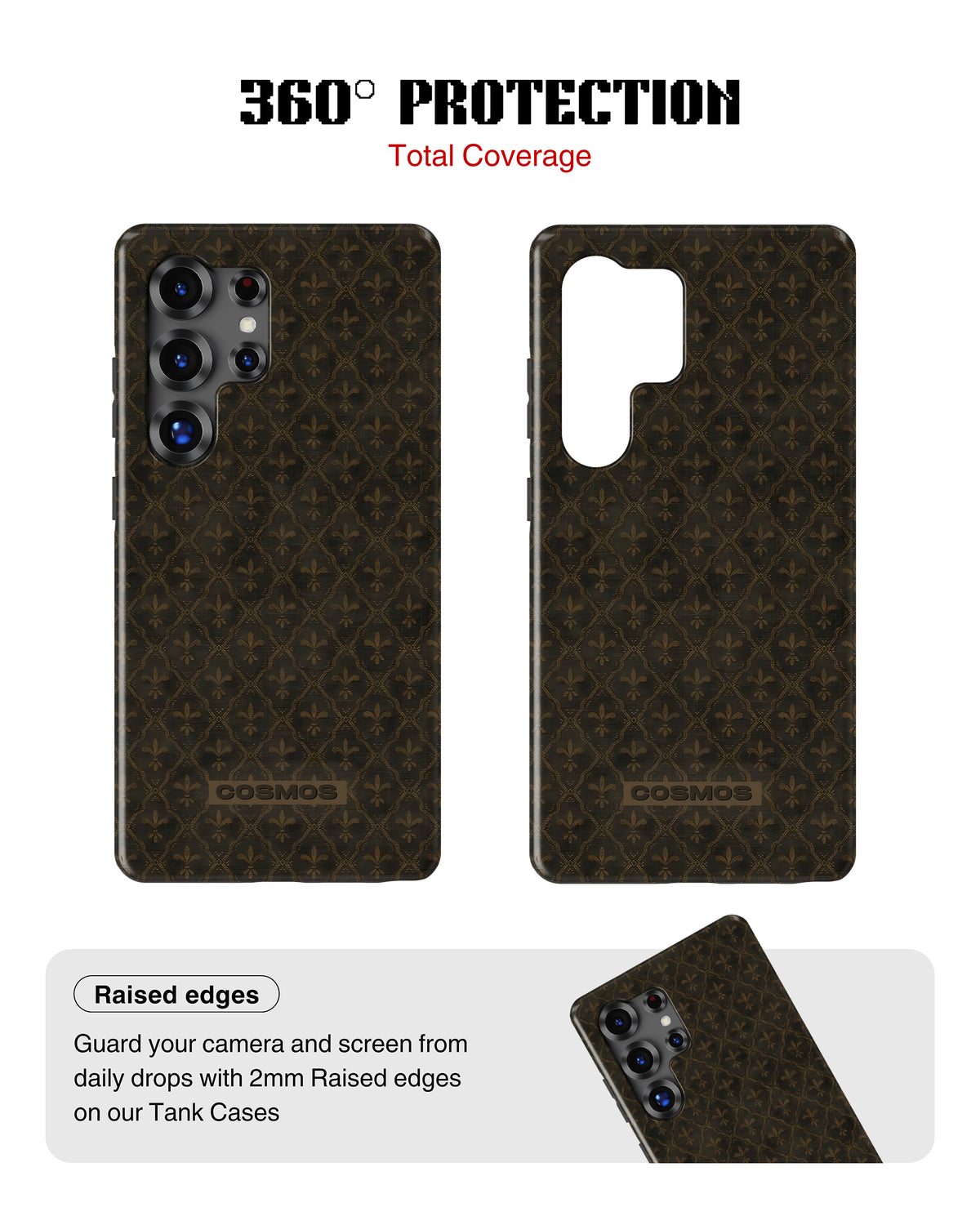 Samsung Galaxy S26 Ultra Tank Case | Textures (Antique Fleur)