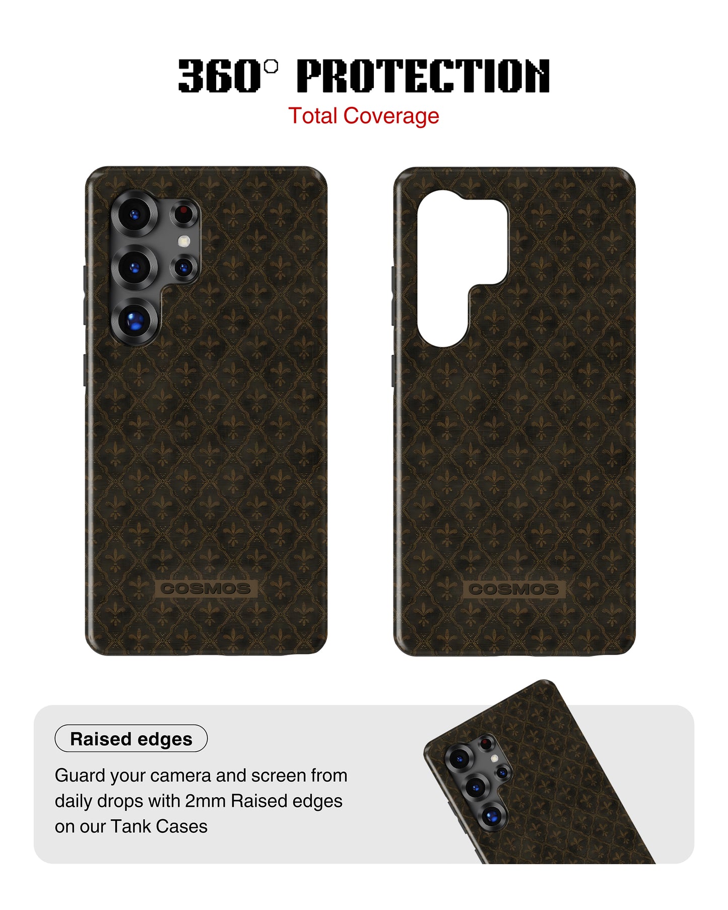 Samsung Galaxy S26 Ultra Tank Case | Textures (Antique Fleur)