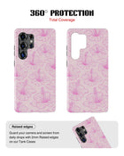 Samsung Galaxy S26 Ultra Tank Case | Girls Aesthetics (Blush Hibiscus)