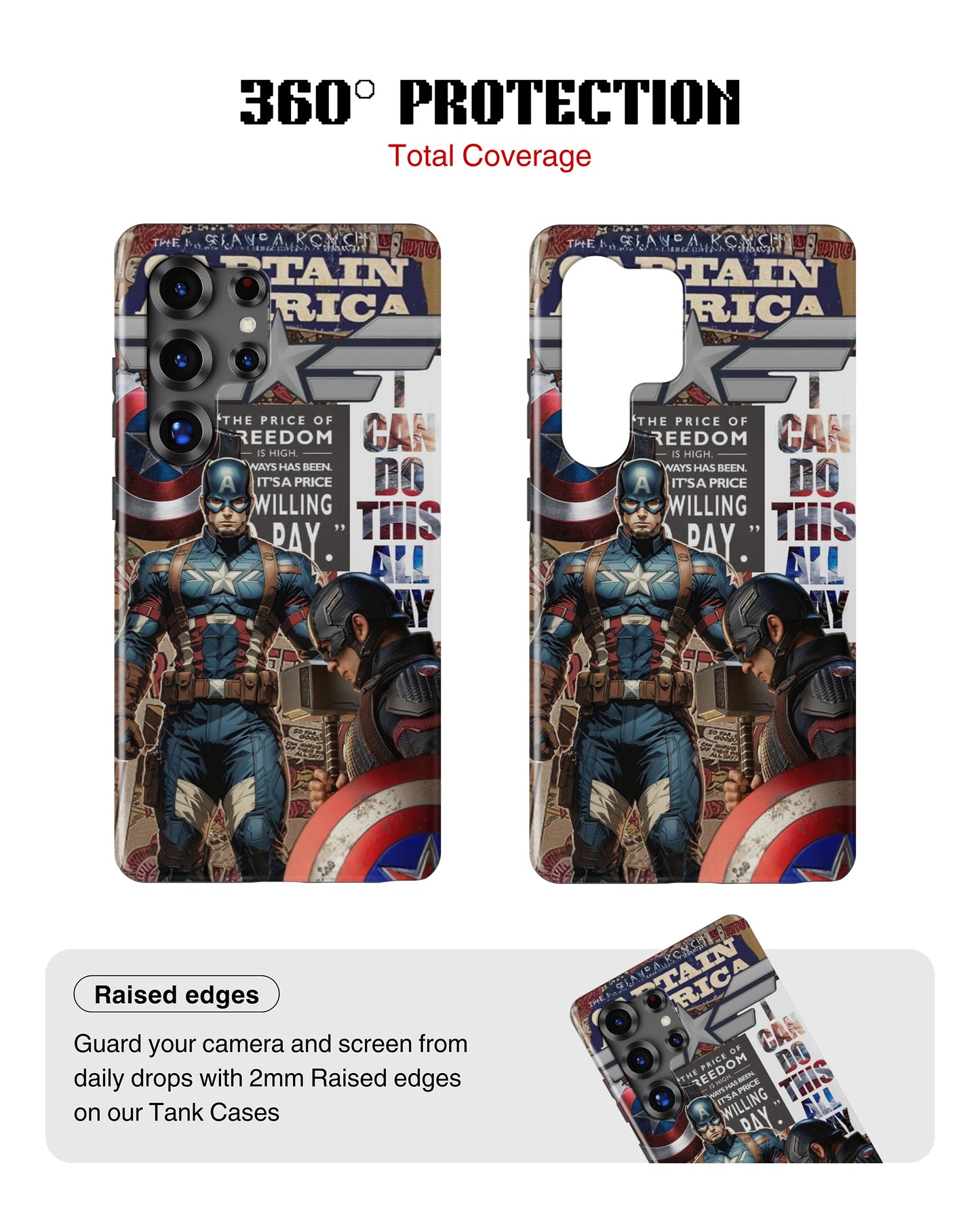 Samsung Galaxy S26 Ultra Tank Case | Superhero (Captain America Originals)