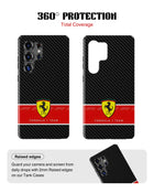 Samsung Galaxy S26 Ultra Tank Case | Formula 1 (Carbon Ferrari)