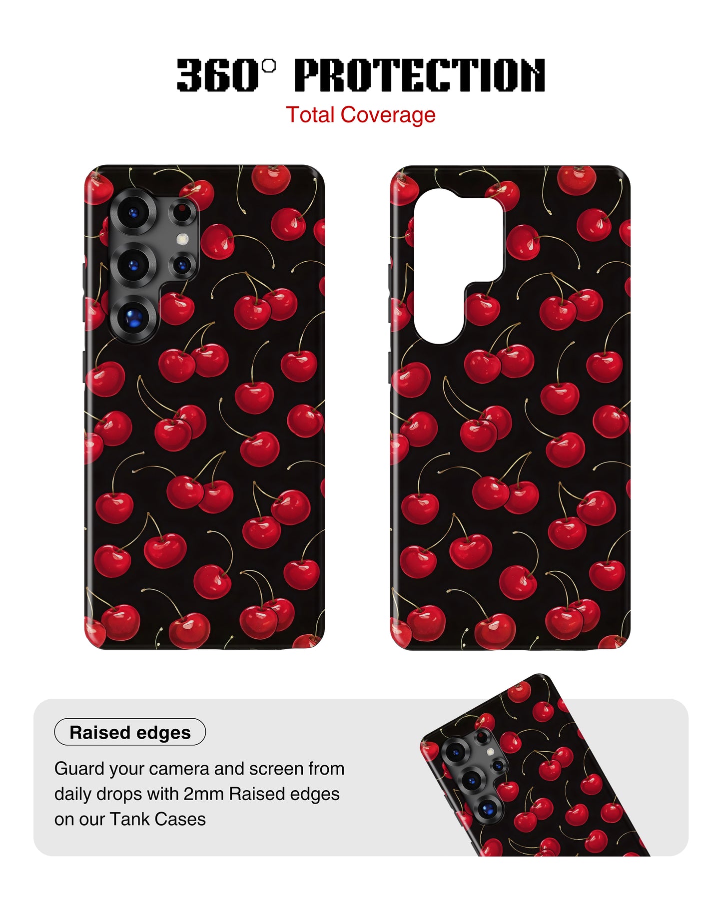Samsung Galaxy S25 Ultra Tank Case | Girls Aesthetics (Cherry Pop)