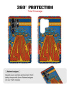 Samsung Galaxy S26 Ultra Tank Case | Modernism (Cosmic Invasion)