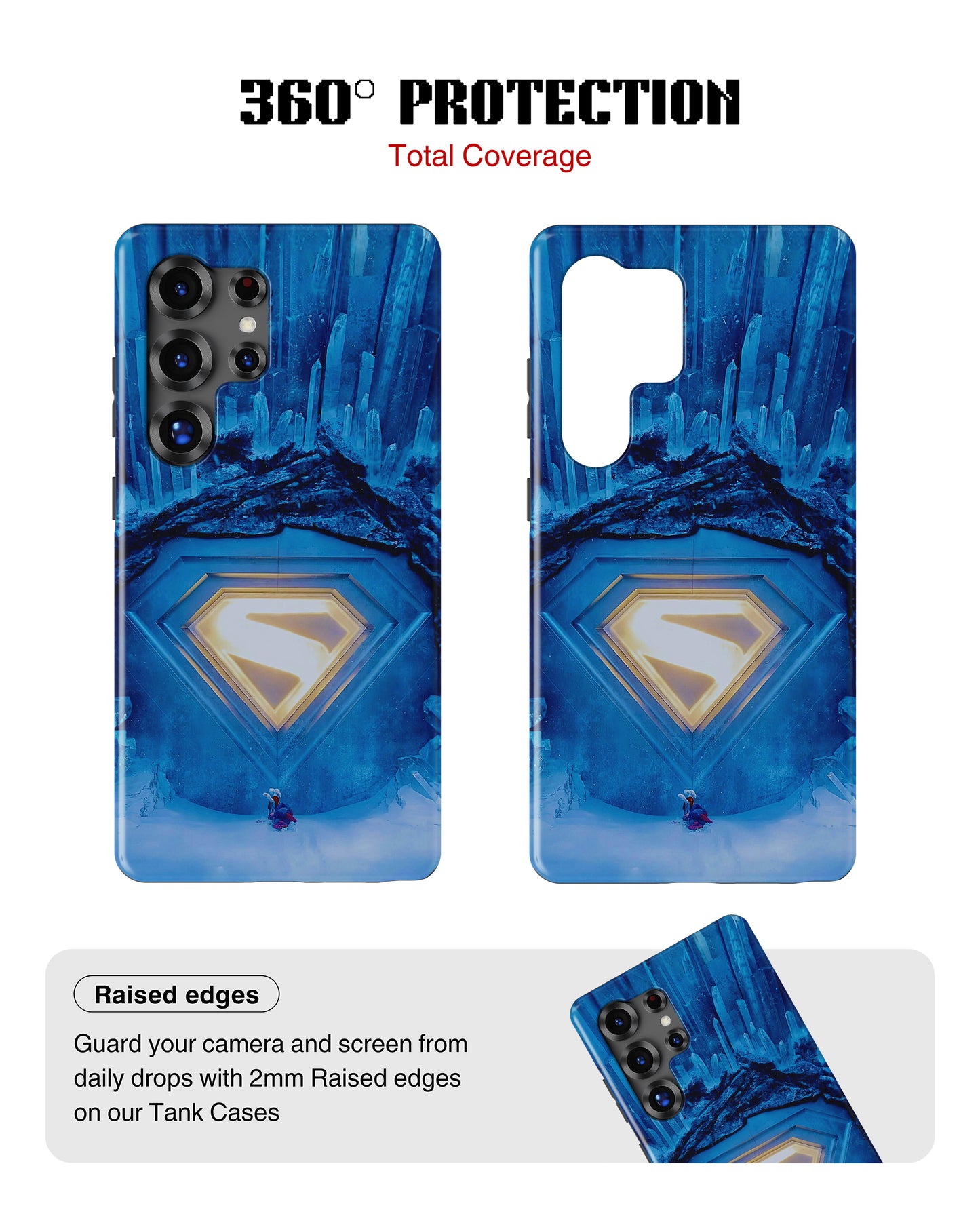Samsung Galaxy S25 Ultra Tank Case | Superhero (Crystal Fortress)