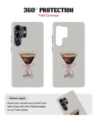 Samsung Galaxy S26 Ultra Tank Case | Girls Aesthetics (Espresso Bow)