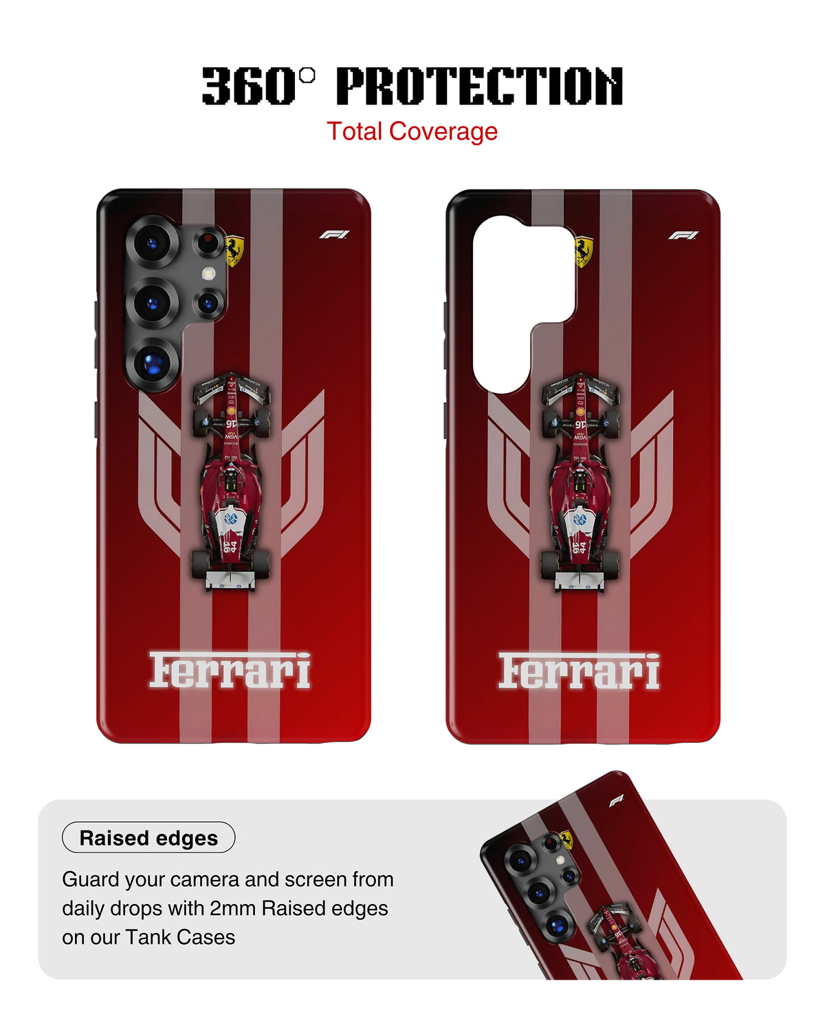 Samsung Galaxy S25 Ultra Tank Case | Formula 1 (Ferrari Classics)