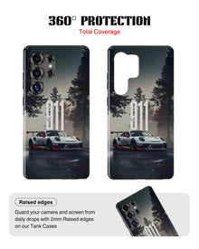 Samsung Galaxy S26 Ultra Tank Case | Sports Car (Forest Run)