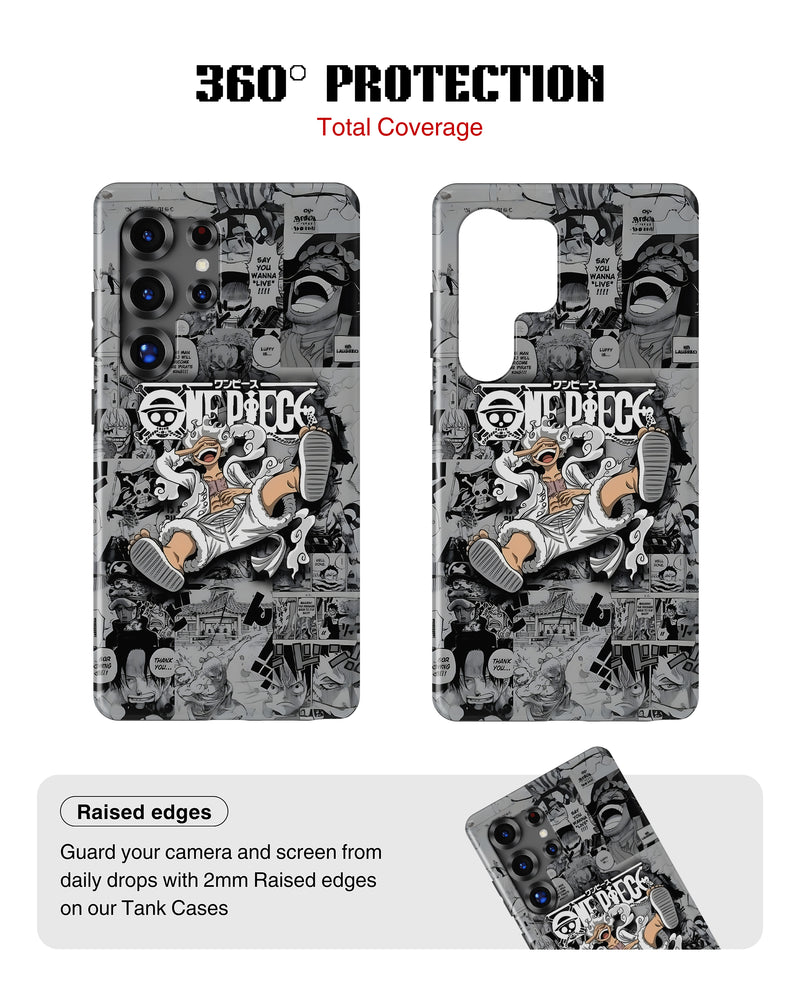 Samsung Galaxy S25 Ultra Tank Case | Anime (Gear 5 Luffy)