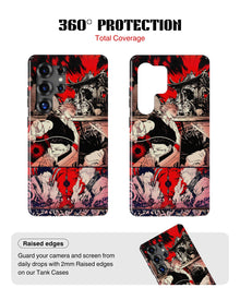 Samsung Galaxy S25 Ultra Tank Case | Anime (Gojo vs Sukuna)