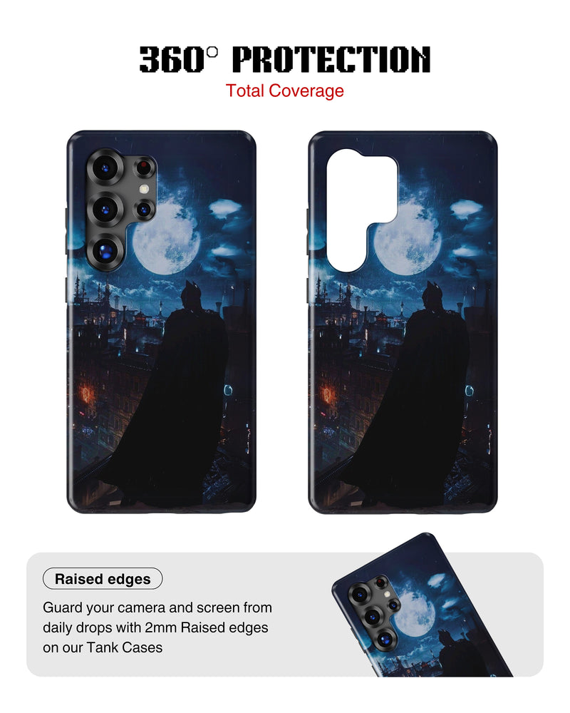 Samsung Galaxy S26 Ultra Tank Case | Superhero (Gotham Moon)