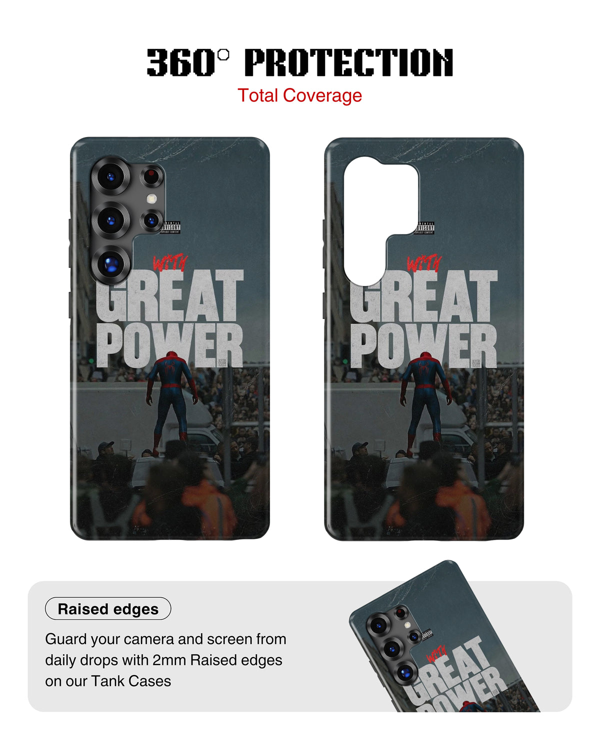 Samsung Galaxy S25 Ultra Tank Case | Superhero (Great Power)