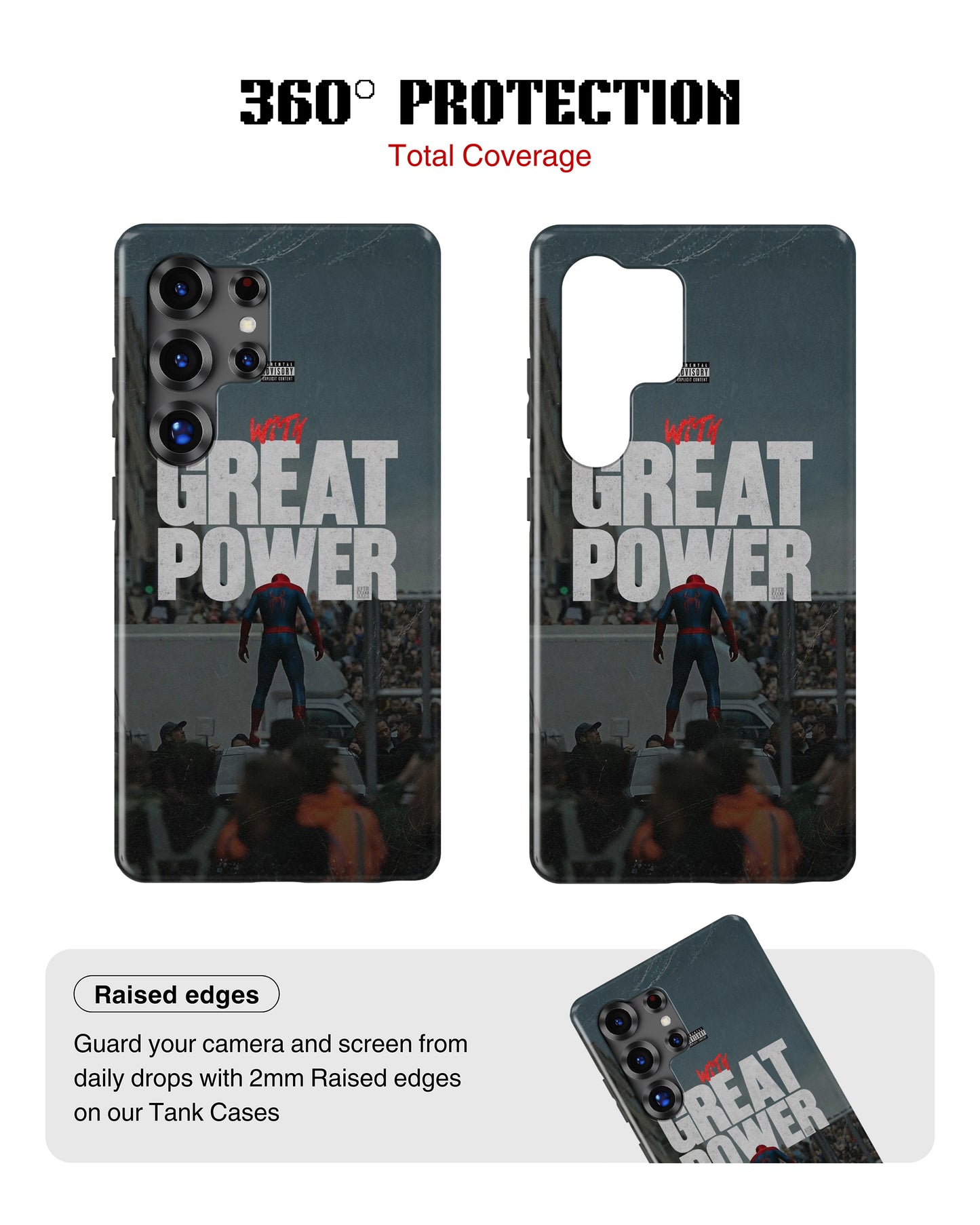 Samsung Galaxy S25 Ultra Tank Case | Superhero (Great Power)