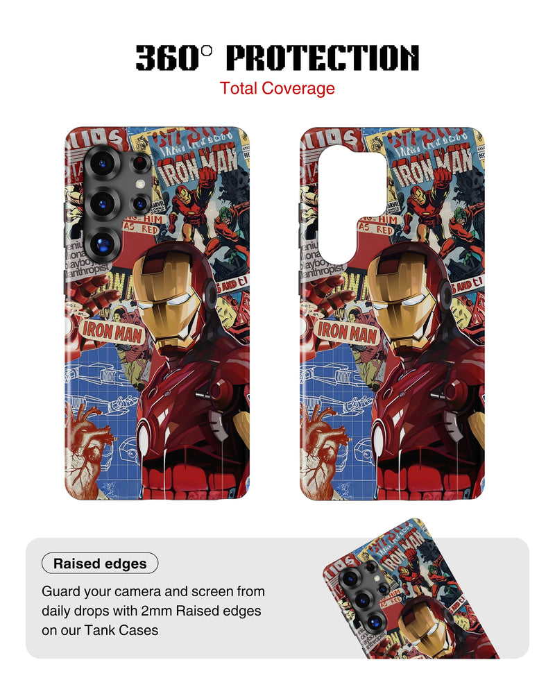 Samsung Galaxy S25 Ultra Tank Case | Superhero (IronMan Originals)