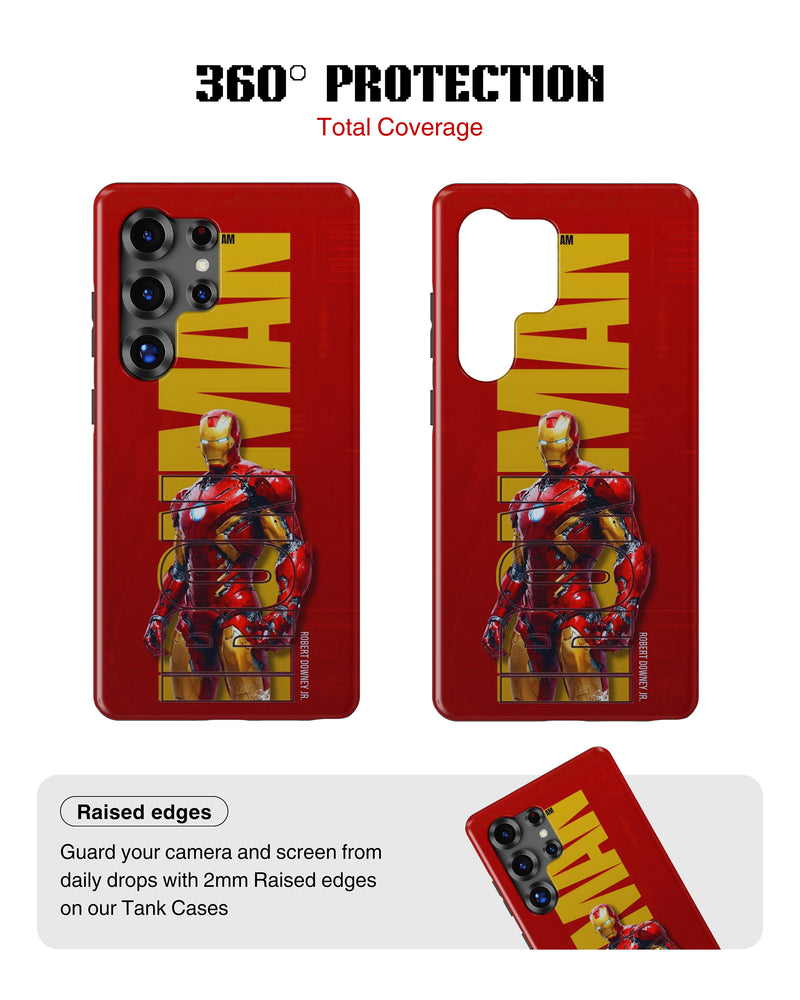 Samsung Galaxy S25 Ultra Tank Case | Superhero (Iron Ascend)