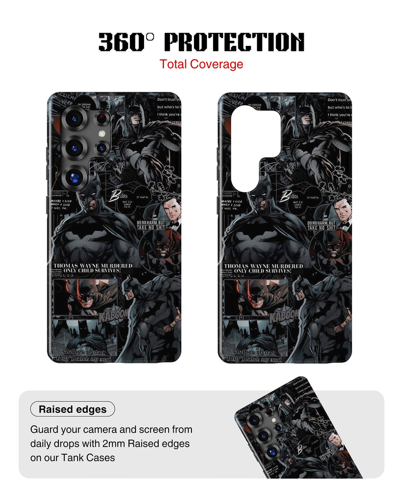 Samsung Galaxy S25 Ultra Tank Case | Superhero (Knightfall)