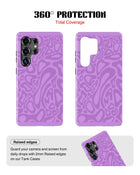 Samsung Galaxy S26 Ultra Tank Case | Modernism (Lilac Melt)