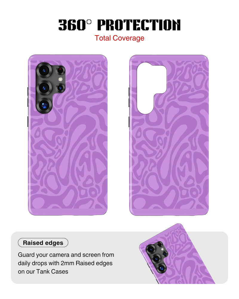 Samsung Galaxy S26 Ultra Tank Case | Modernism (Lilac Melt)