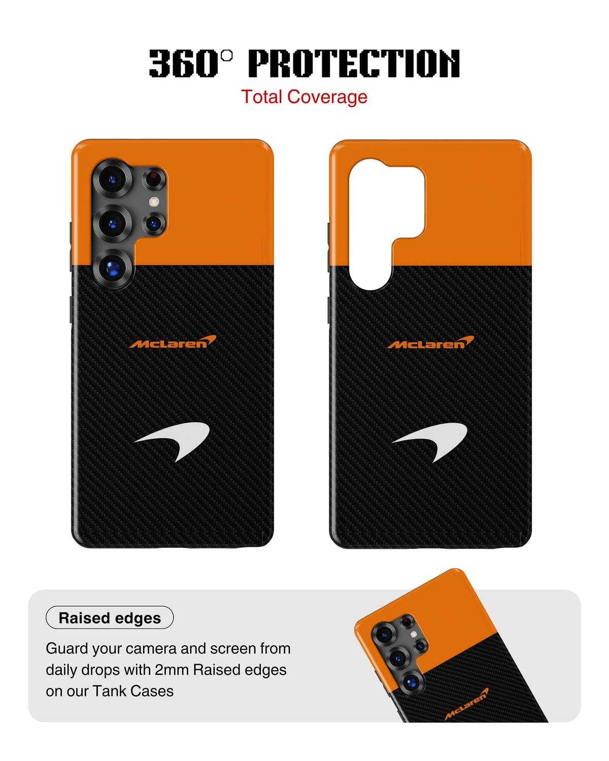 Samsung Galaxy S26 Ultra Tank Case | Formula 1 (McLaren Carbon)