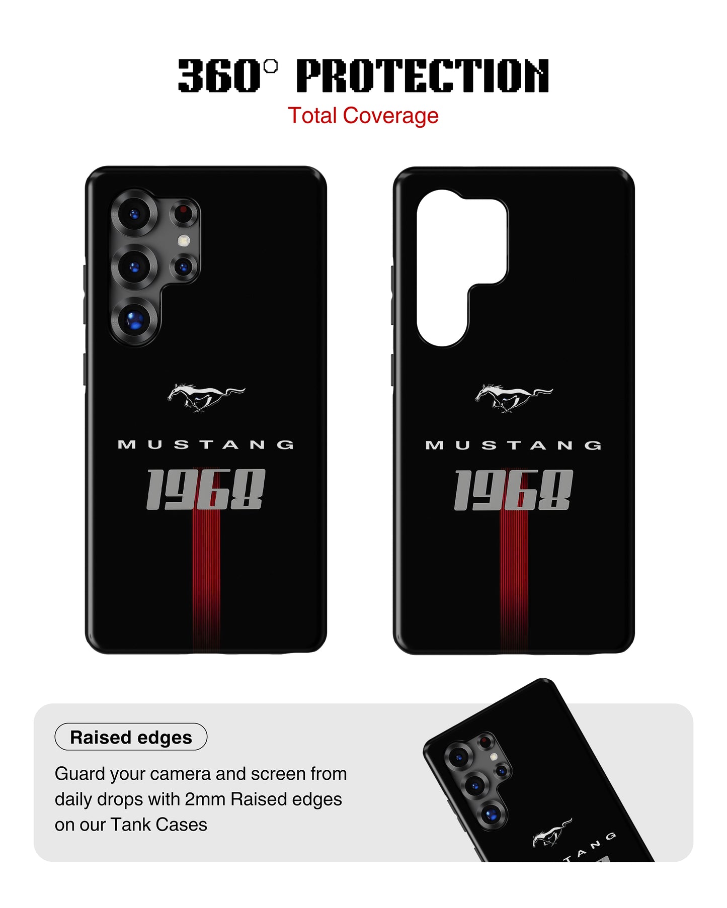 Samsung Galaxy S25 Ultra Tank Case | Sports Car (Mustang 1968)