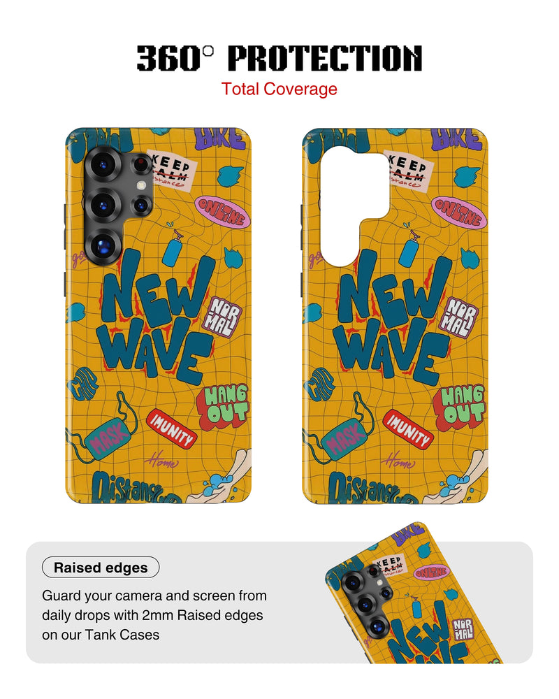 Samsung Galaxy S25 Ultra Tank Case | Modernism (New Wave)