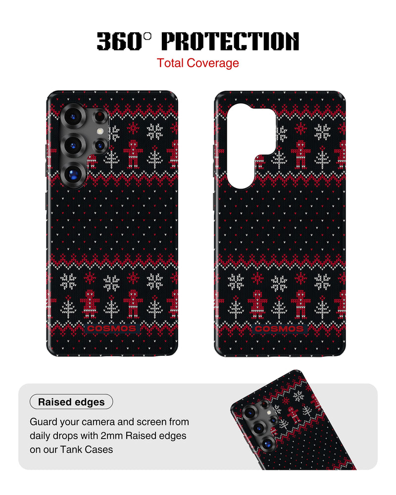 Samsung Galaxy S25 Ultra Tank Case | Textures (Nordic Night)