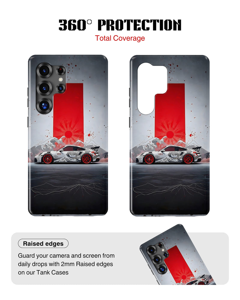 Samsung Galaxy S25 Ultra Tank Case | Sports Car (Rising Apex)