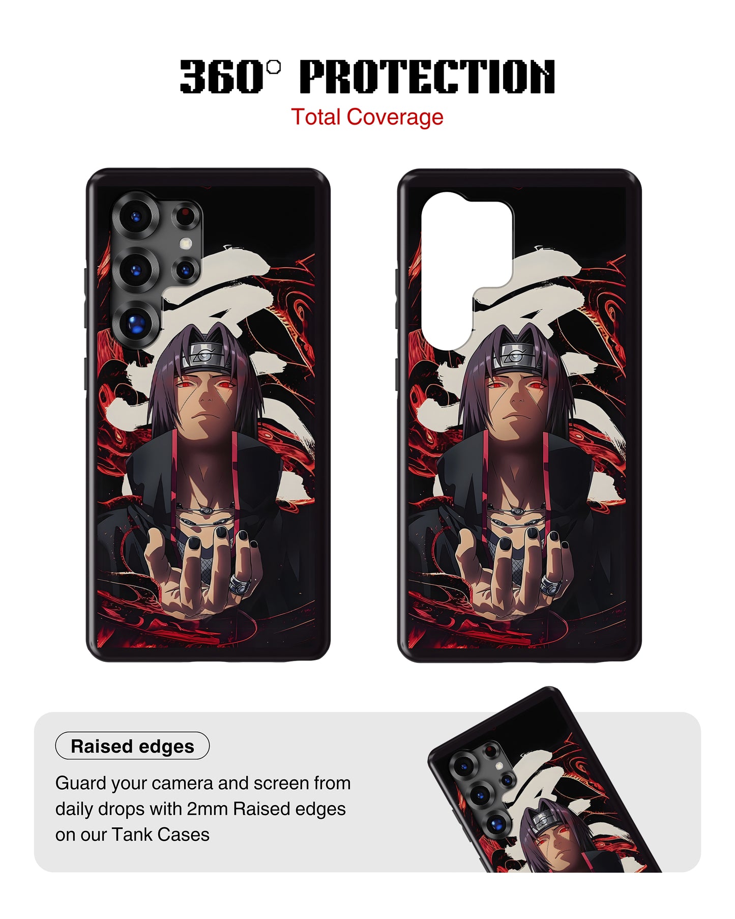 Samsung Galaxy S25 Ultra Tank Case | Anime (Silent Itachi)