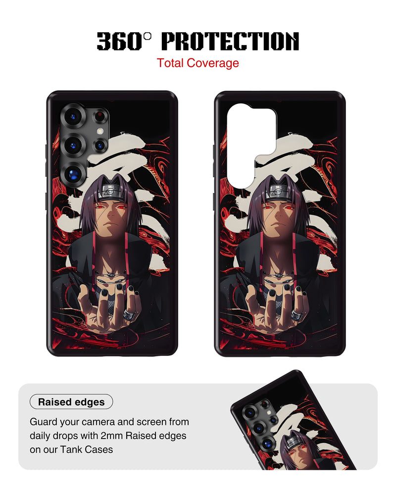 Samsung Galaxy S25 Ultra Tank Case | Anime (Silent Itachi)