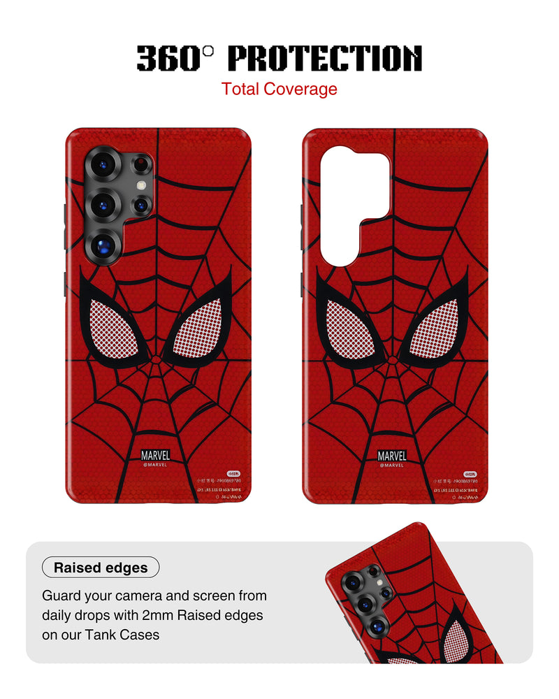 Samsung Galaxy S26 Ultra Tank Case | Superhero (Spider Web)