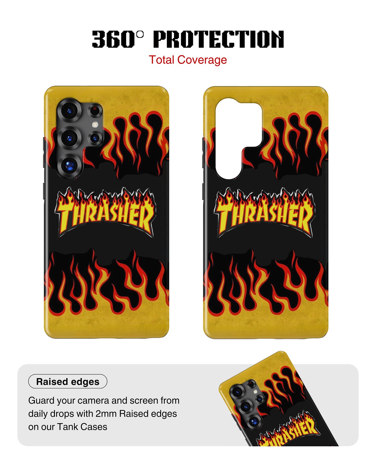 Samsung Galaxy S25 Ultra Tank Case | Modernism (Thrasher Flame)