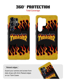 Samsung Galaxy S25 Ultra Tank Case | Modernism (Thrasher Flame)