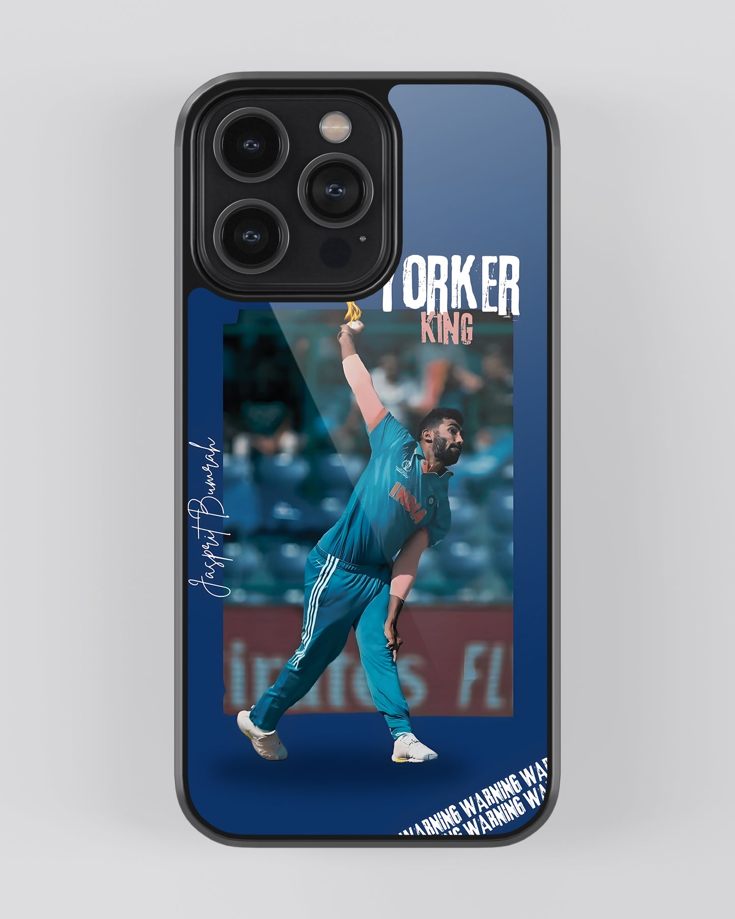 Cricket Mobile Cover (Yorker King Bumrah)