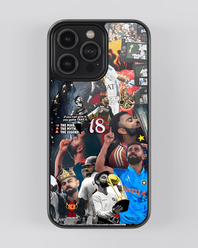 Cricket Mobile Cover (No. 18 Virat)