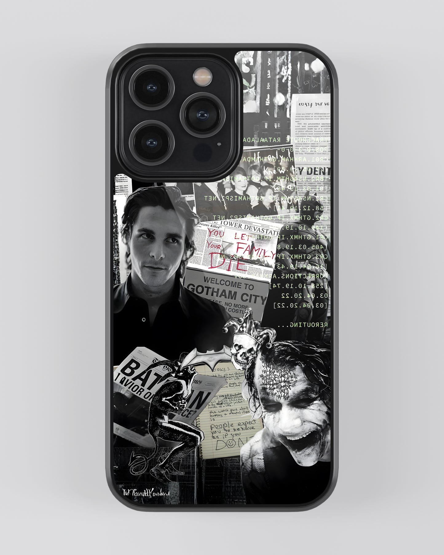 DC Mobile Cover (Dark Knight Collage)