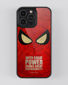 Marvel Mobile Cover (Great Power Great Responsibility)