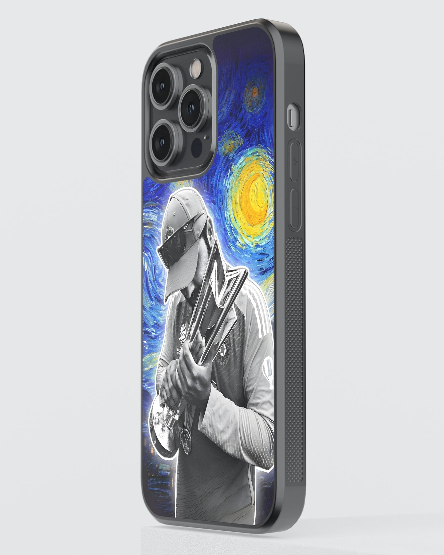 Cricket Mobile Cover (Champions Trophy Rohit)