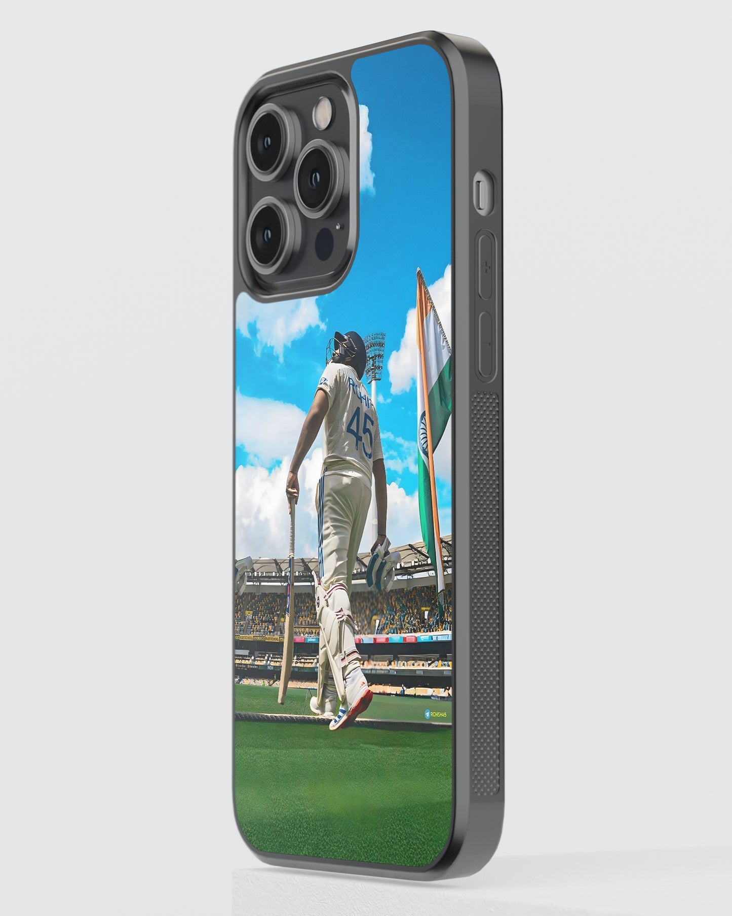 Cricket Mobile Cover (Rohit Sharma Test Captain)