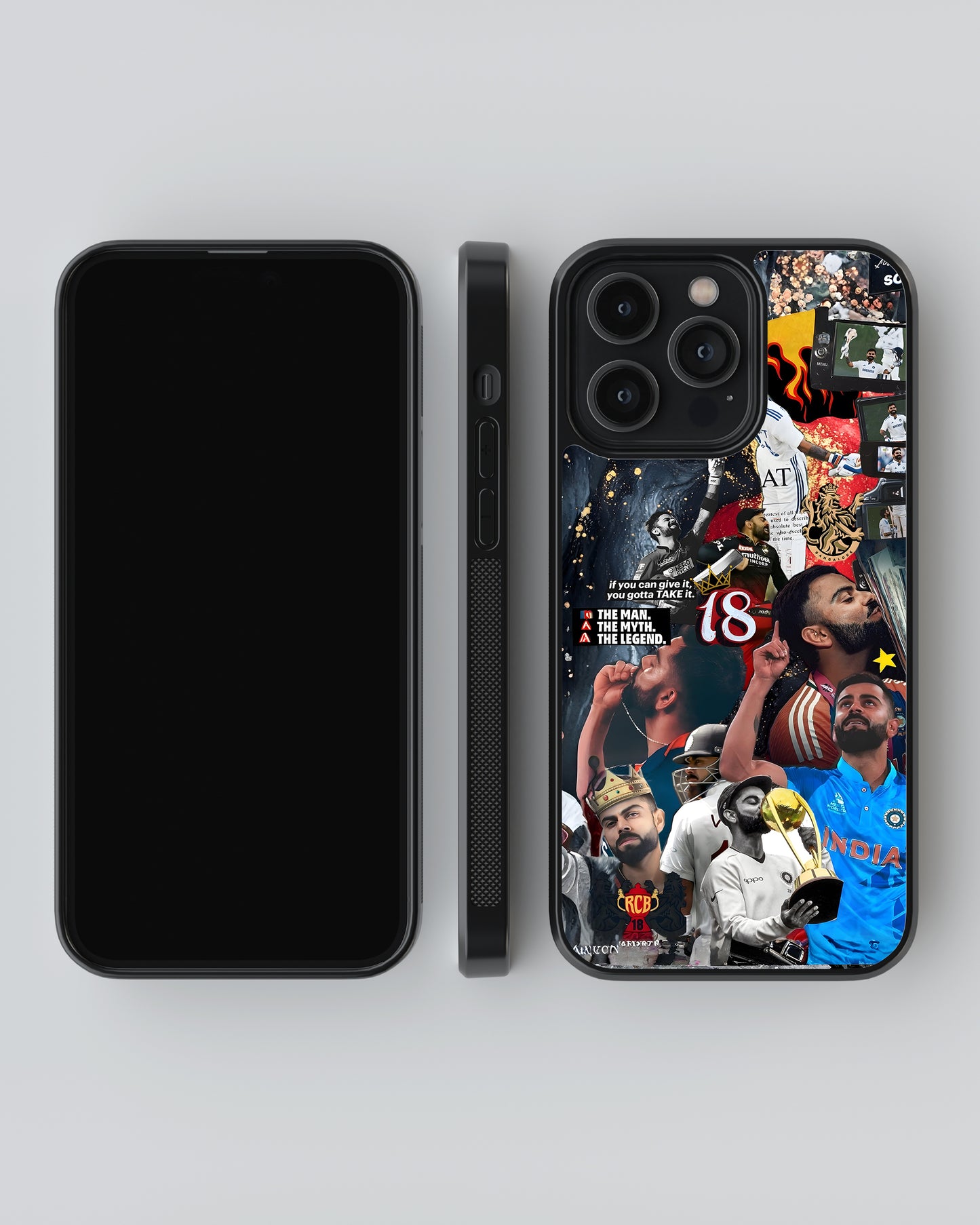 Cricket Mobile Cover (No. 18 Virat)