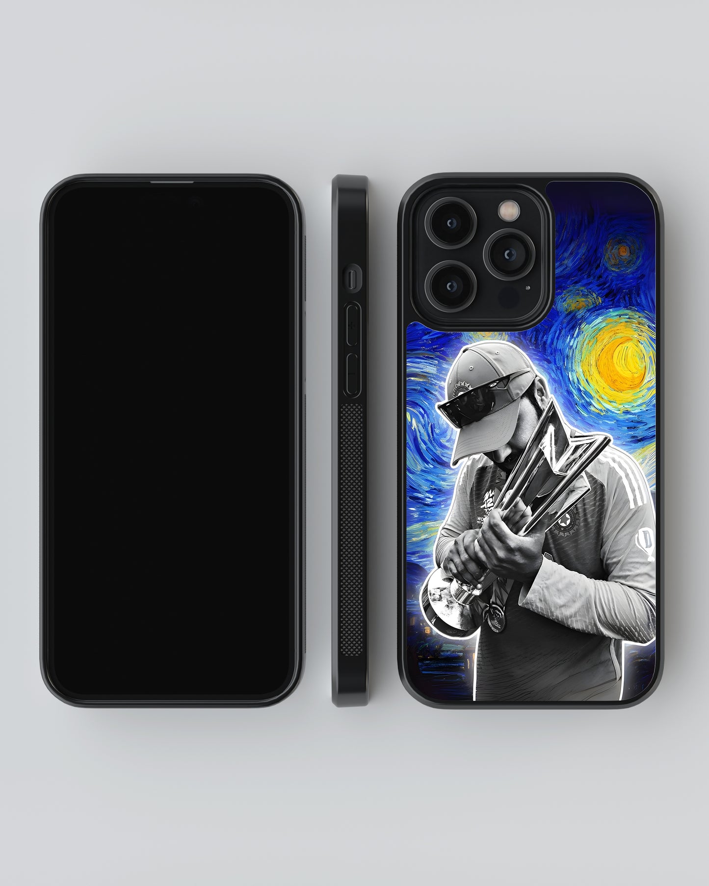 Cricket Mobile Cover (Champions Trophy Rohit)