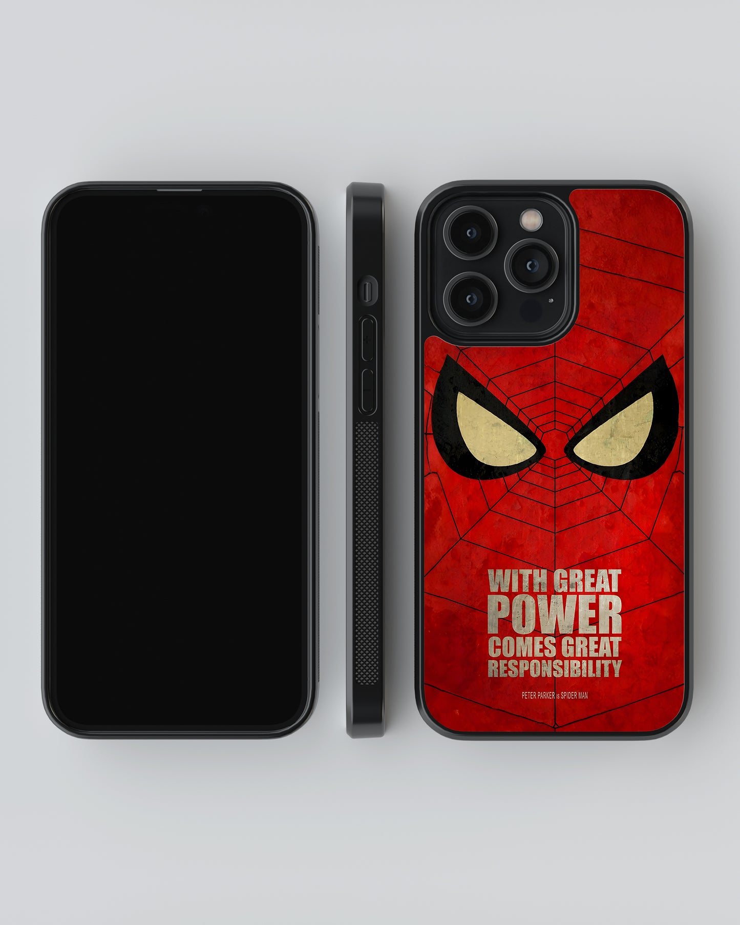 Marvel Mobile Cover (Great Power Great Responsibility)