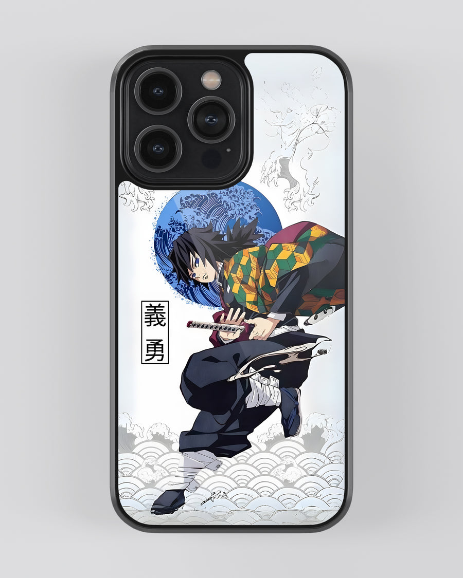 Demon Slayer Mobile Cover (Giyu Tomioka)