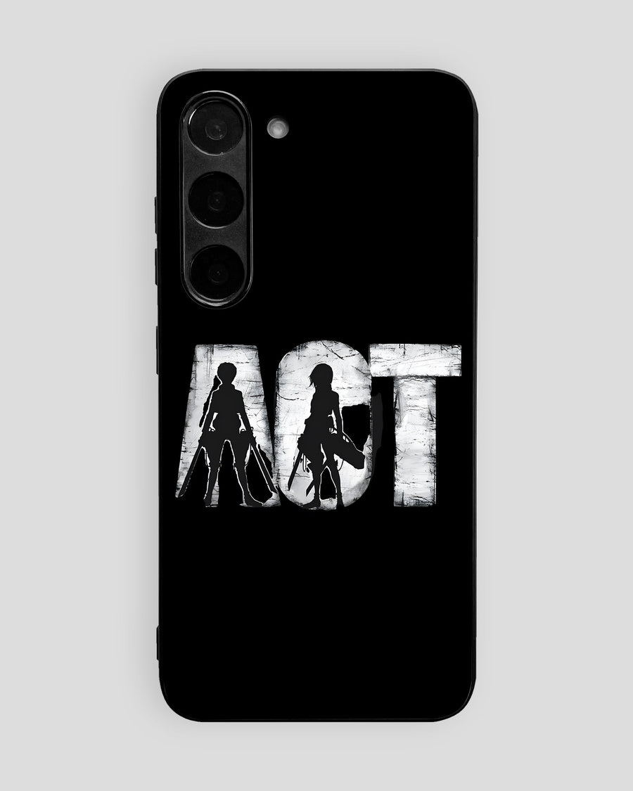 Attack On Titan Glass Mobile Cover
