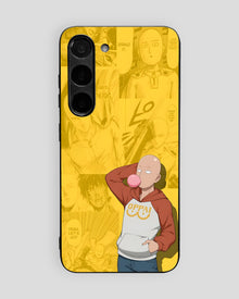 One Punch Man Glass Mobile Cover
