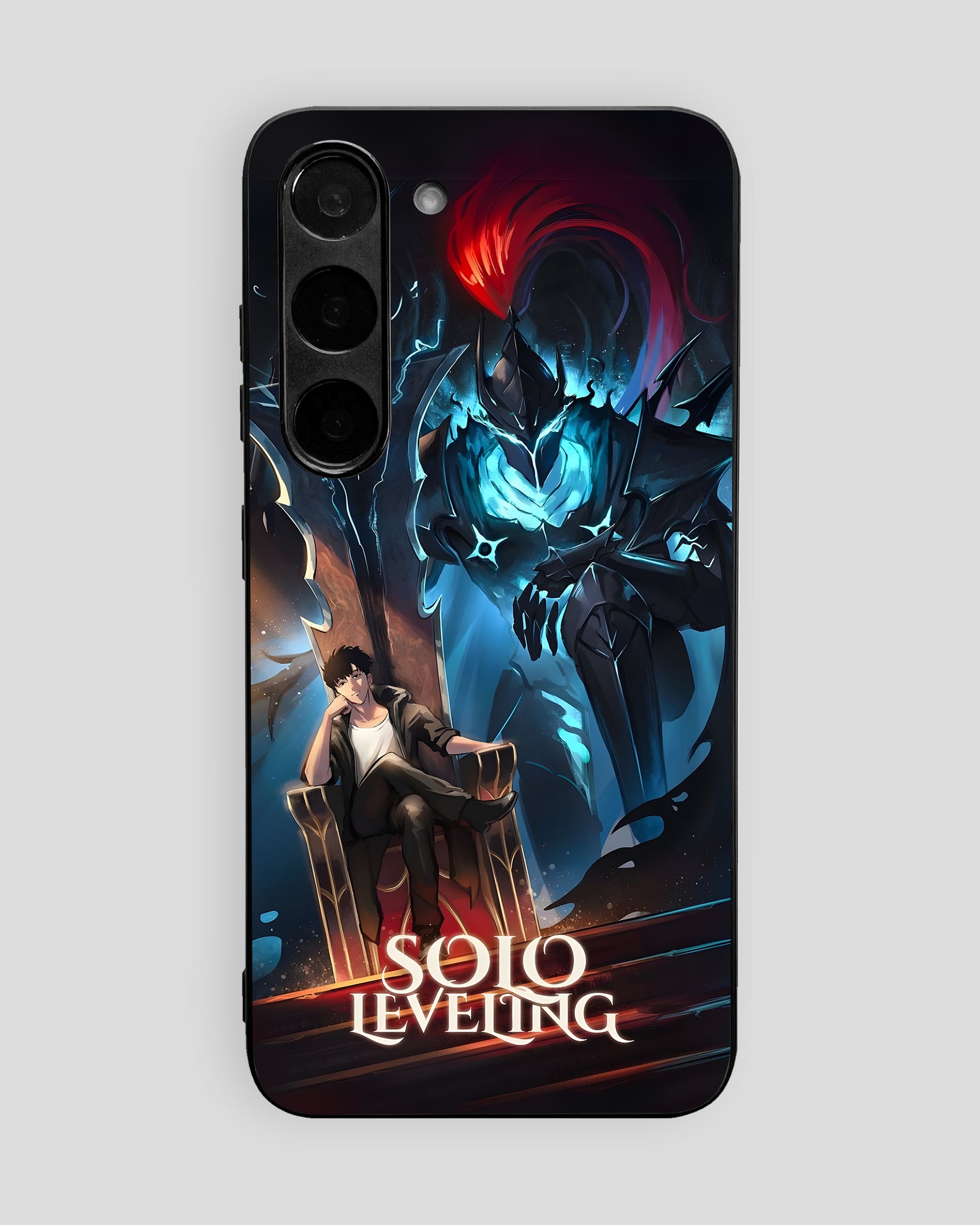 Solo Leveling Glass Mobile Cover
