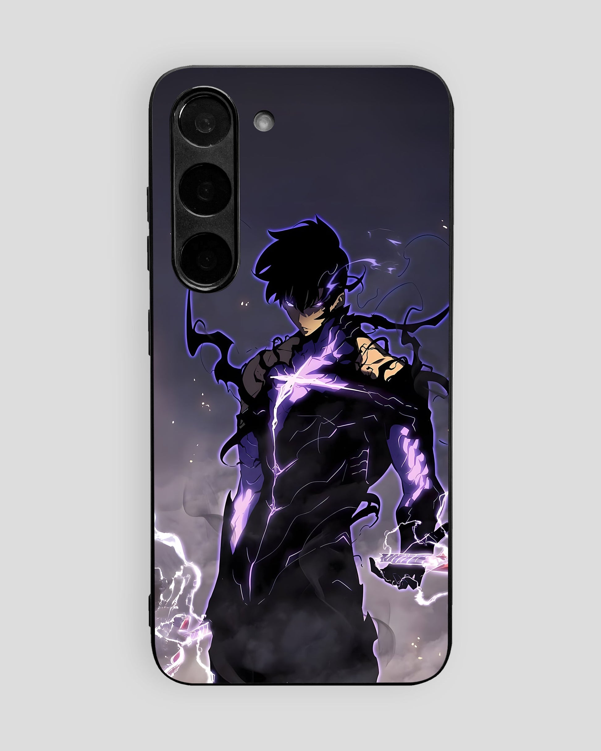 Solo Leveling Glass Mobile Cover