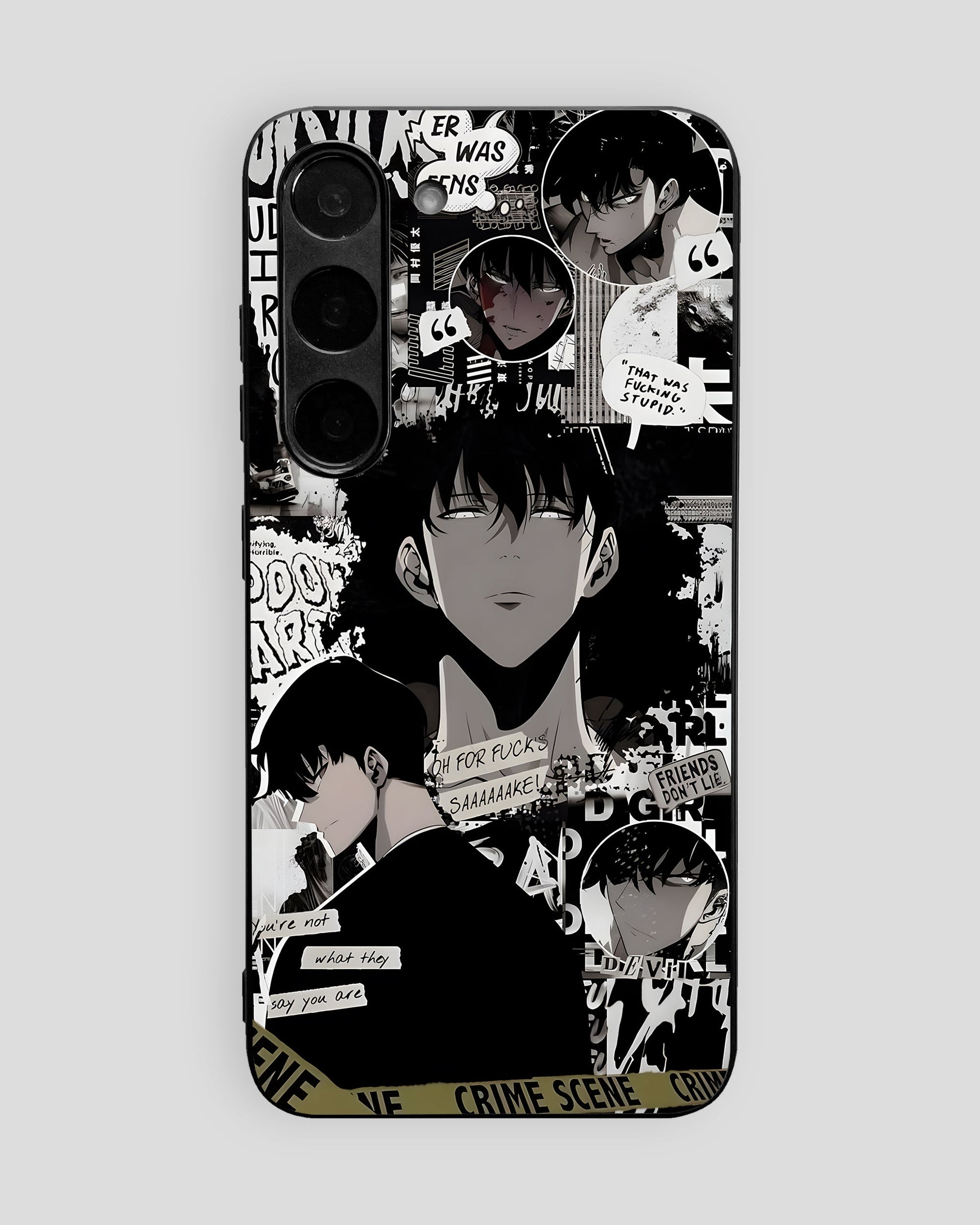 Solo Leveling Glass Mobile Cover