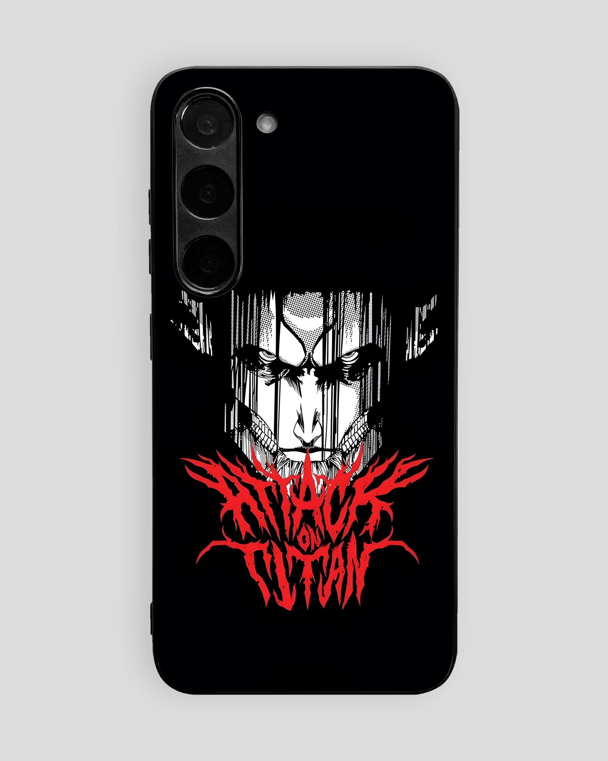 Attack On Titan Glass Mobile Cover