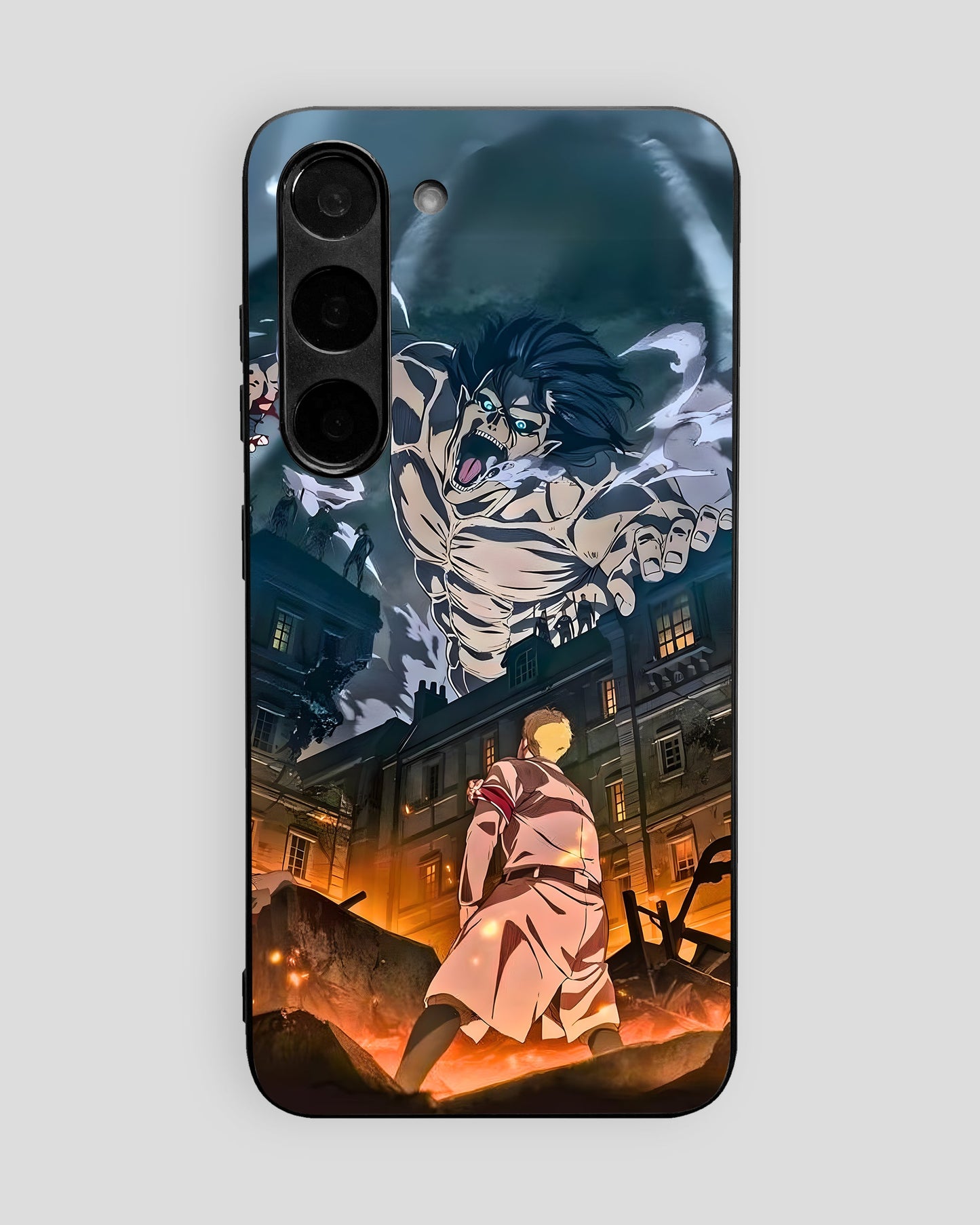 Attack On Titan Glass Mobile Cover