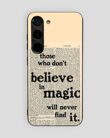 Whispers On Papers Glass Mobile Cover